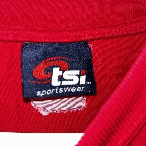 Ohio State Buckeyes TSI Sportswear Red Men's  XL XXL Stitched‎ Letters Vintage - Picture 4 of 5